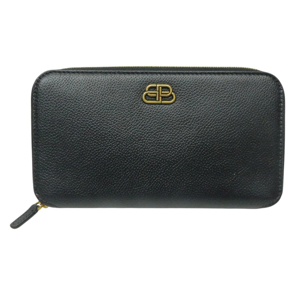BALENCIAGA Round Zipper Long Wallet